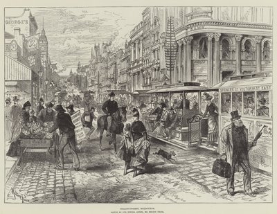 Collins-Street, Melbourne by Melton Prior